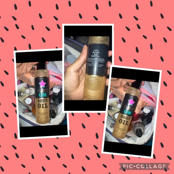 Bath and Body works glow on bath oil